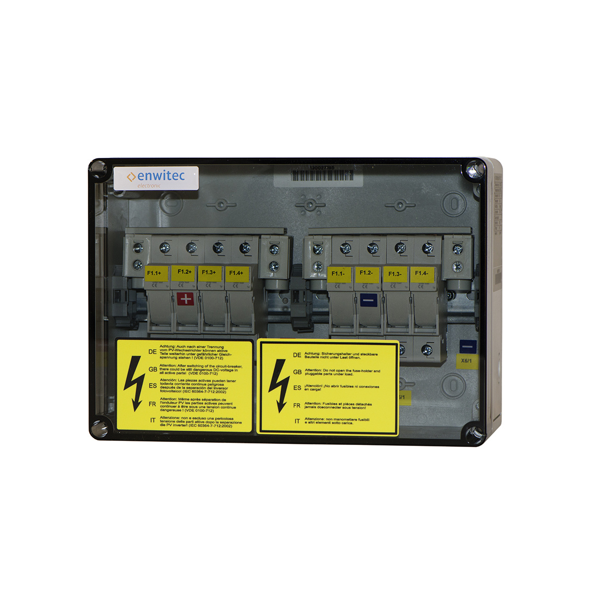 enwitec 10014346 Generatoranschlusskasten 1 MPPT 1-4 Stränge ohne  Überspannungsschutz – MAXSEL