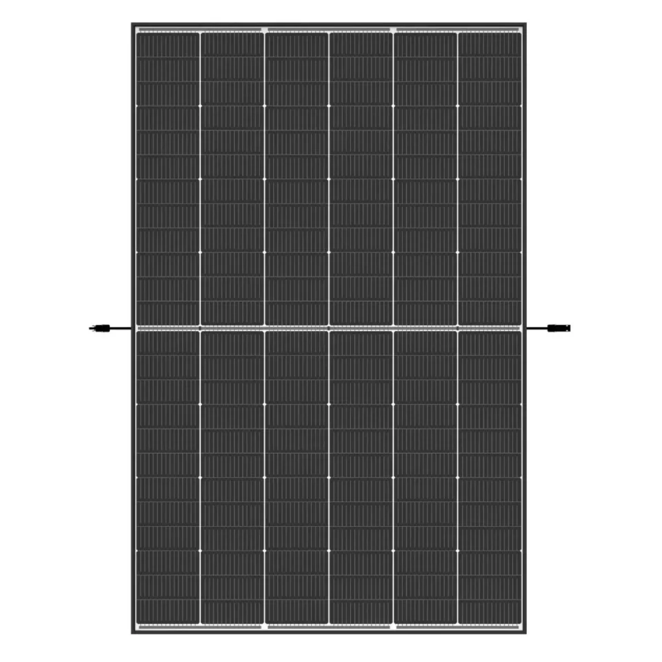 Trina TSM-460-NEG9R.28 Vertex S+ N-Type Dual Glass 460 Wp - Triple-Cut 1.500 V Schwarzer Rahmen PV Modul